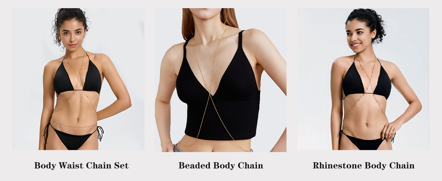 Product Description(PC): Body Chain Jewelry for Women