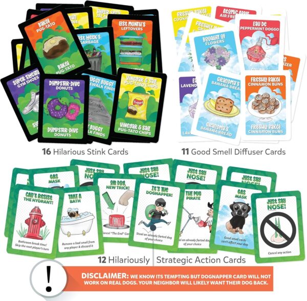 Farting Frenchies Card Game – Fun Family Card Games for Adults & Kids Ages 7+, French Bulldog Gifts Strategy Game | Simple Setup Party Games, 20-Min Playtime, 2-4 Players| Best Christmas Games Gift