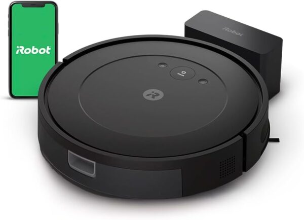 iRobot Roomba Vac Robot Vacuum (Q0120) - Easy to use, Power-Lifting Suction, Multi-Surface Cleaning, Smart Navigation Cleans in Neat Rows, Self-Charging, Alexa